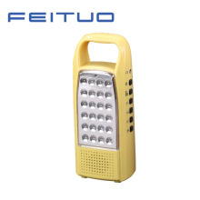 Lámpara portátil LED, linterna recargable, luz, Radio FM Y 620 de la mano